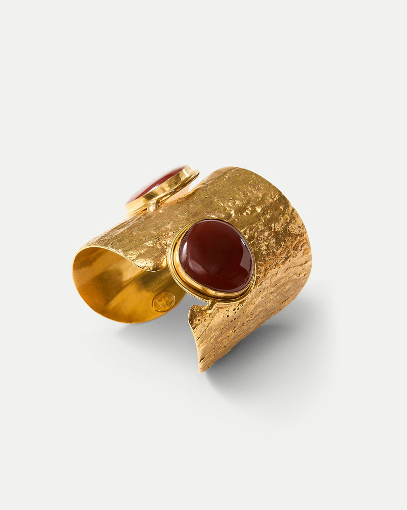 Ajourée II Carnelian Cuff