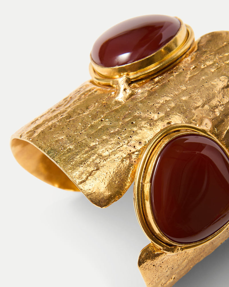 Ajourée II Carnelian Cuff