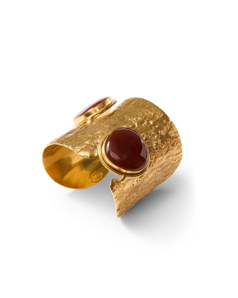 Ajourée II Carnelian Cuff