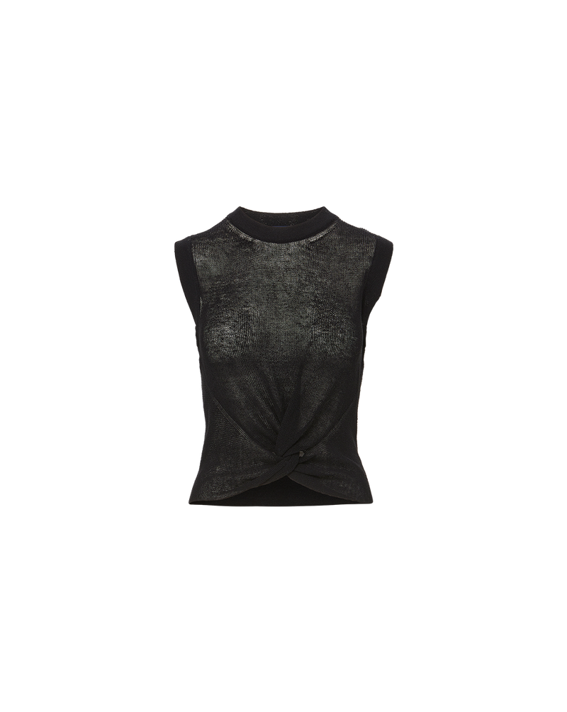 Kellen Twist-Front Sweater