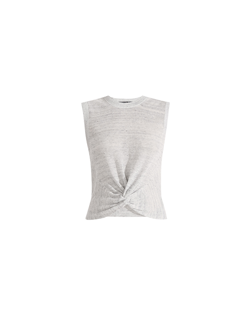 Kellen Twist-Front Sweater