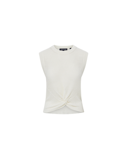 Kellen Twist-Front Sweater