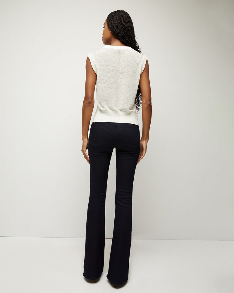 Kellen Twist-Front Sweater