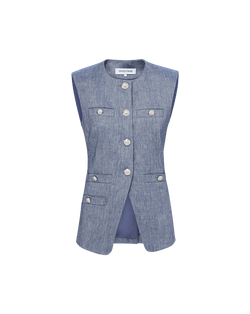 Tamara Linen Vest