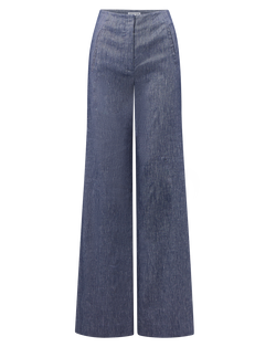 Jude Linen Wide-Leg Pant
