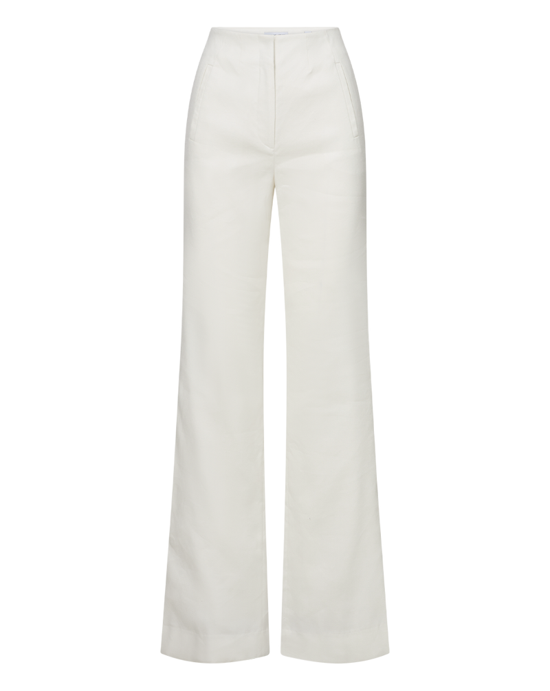 Jude Linen Wide-Leg Pant