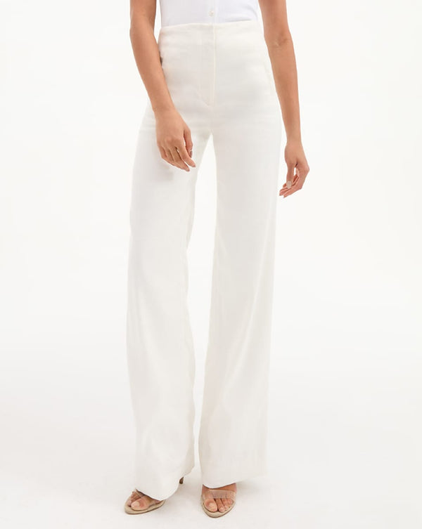 Jude Linen Wide-Leg Pant