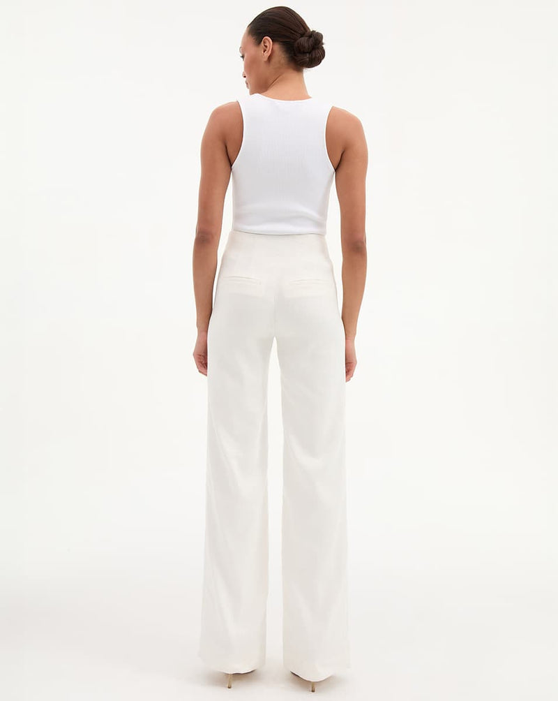 Jude Linen Wide-Leg Pant