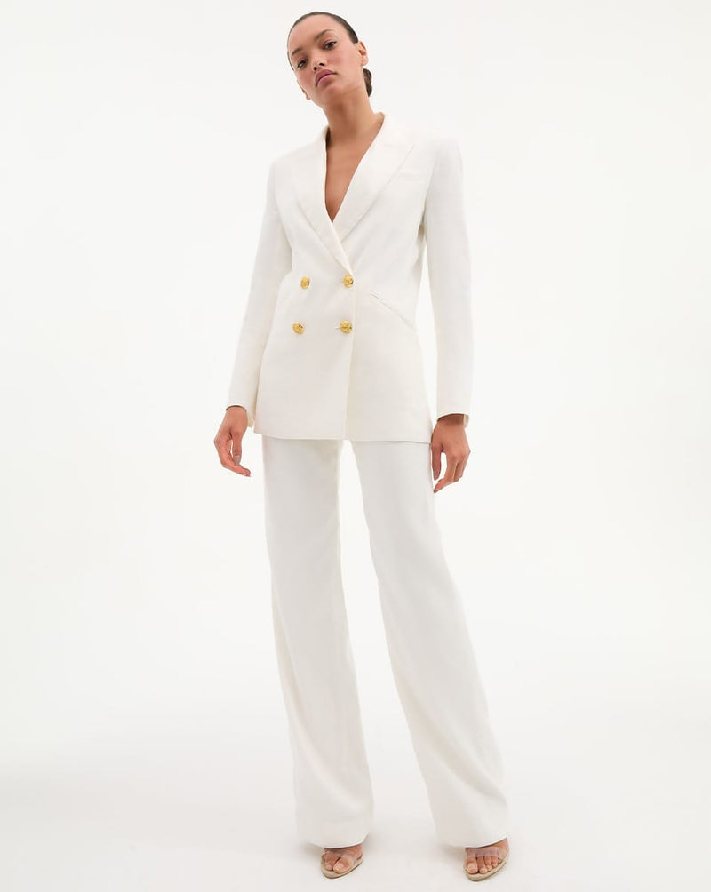 Jude Linen Wide-Leg Pant