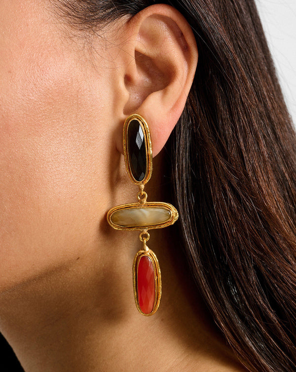 Grace Semi-Precious Stone Drop Earring