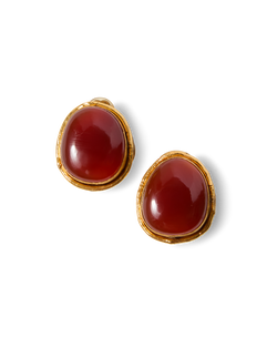 Macaroon Carnelian Earring