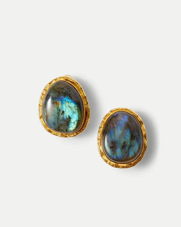 Macaroon Labradorite Earring