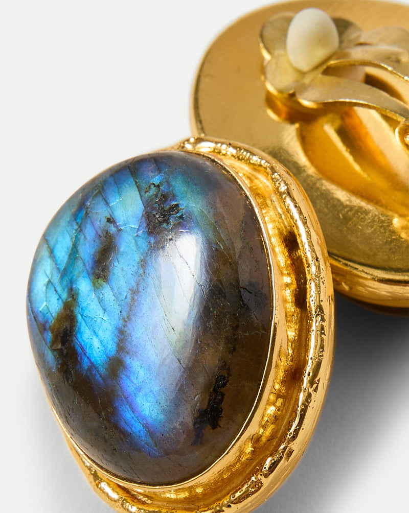 Macaroon Labradorite Earring