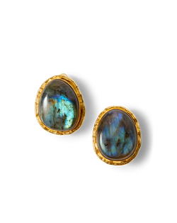 Macaroon Labradorite Earring