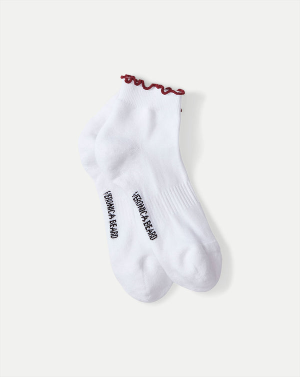 Ruffle Crew Sock