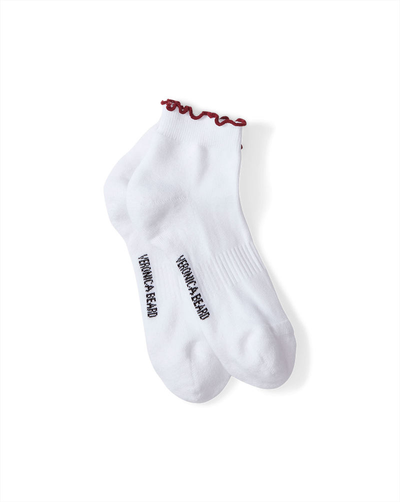 Ruffle Crew Sock