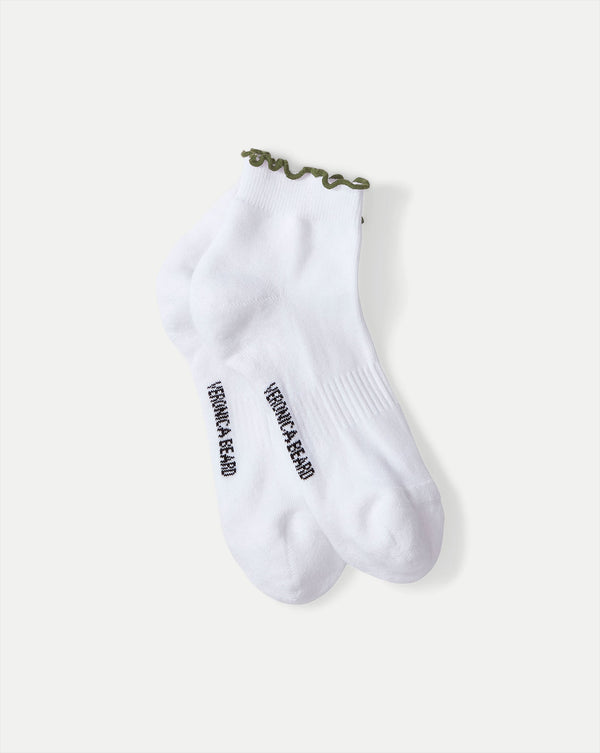 Ruffle Crew Sock