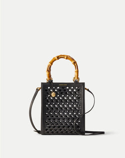 Bamboo-Handle Shopper Bag