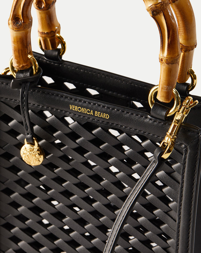 Bamboo-Handle Shopper Bag