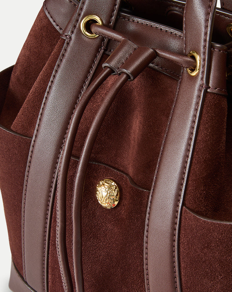 Veronica Beard Suede Goody Bag