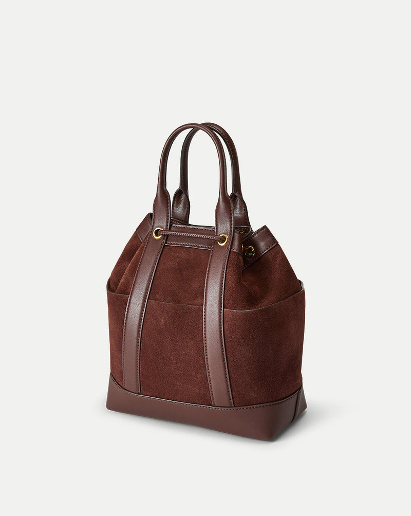Veronica Beard Suede Goody Bag