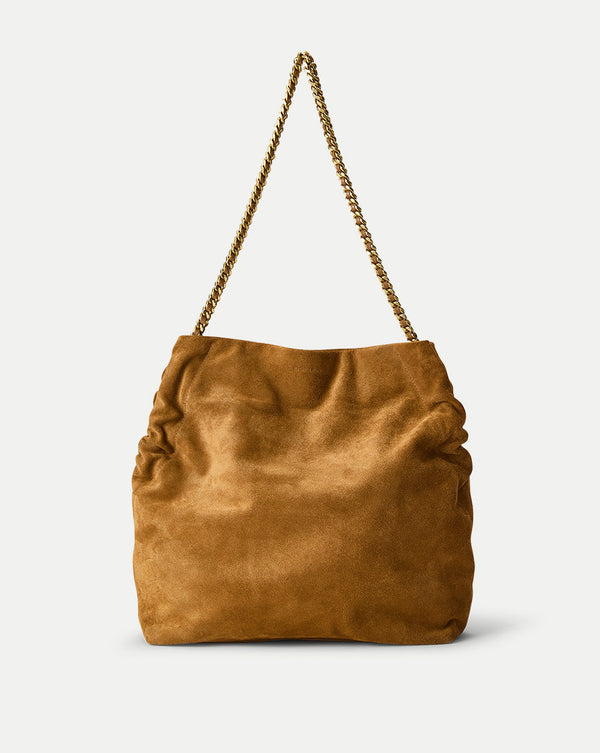 Veronica Beard Suede Slouch Bag
