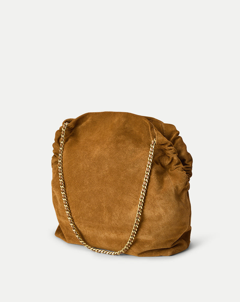 Veronica Beard Suede Slouch Bag