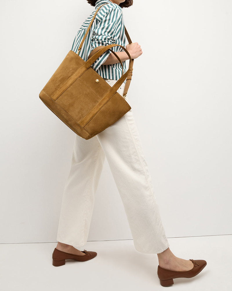 Veronica Beard Suede Grand Goody Bag
