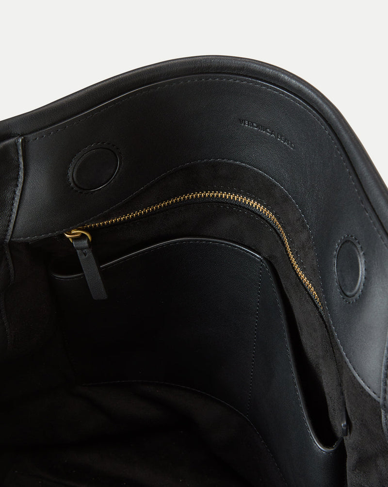 Veronica Beard Leather Slouch Bag