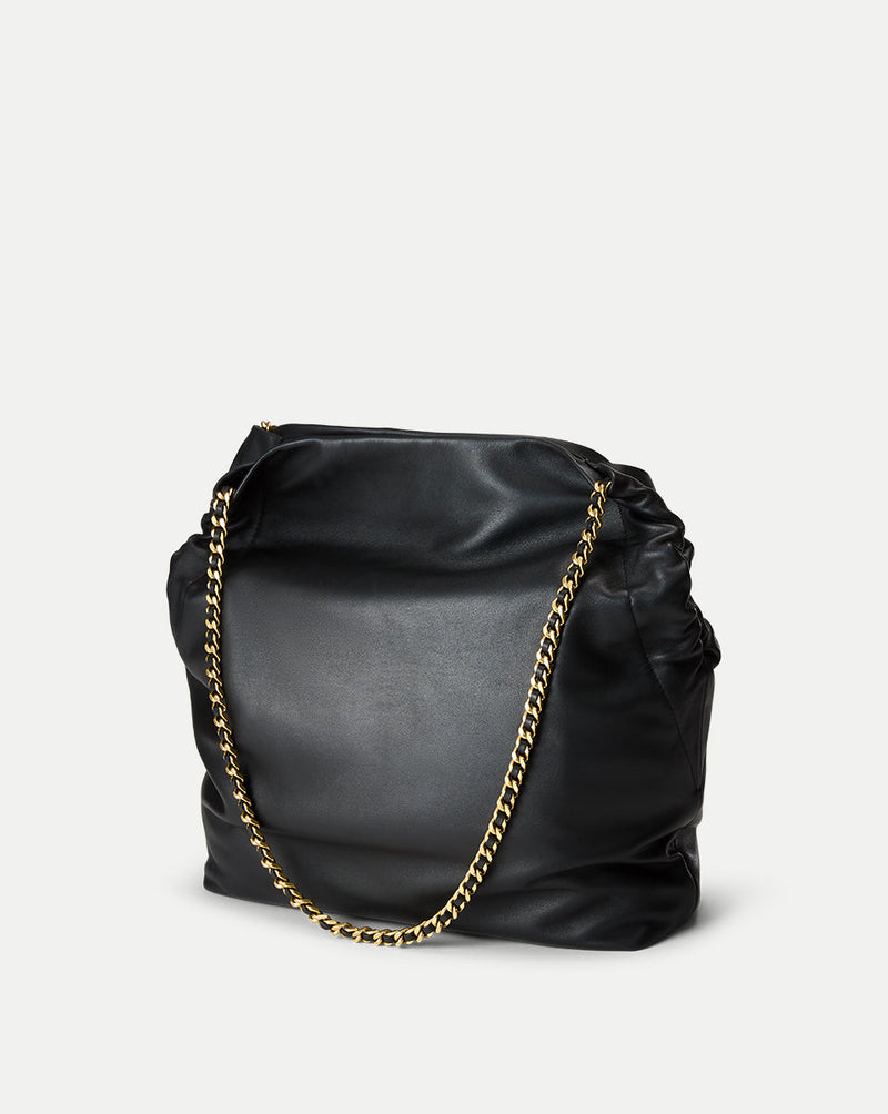 Veronica Beard Leather Slouch Bag
