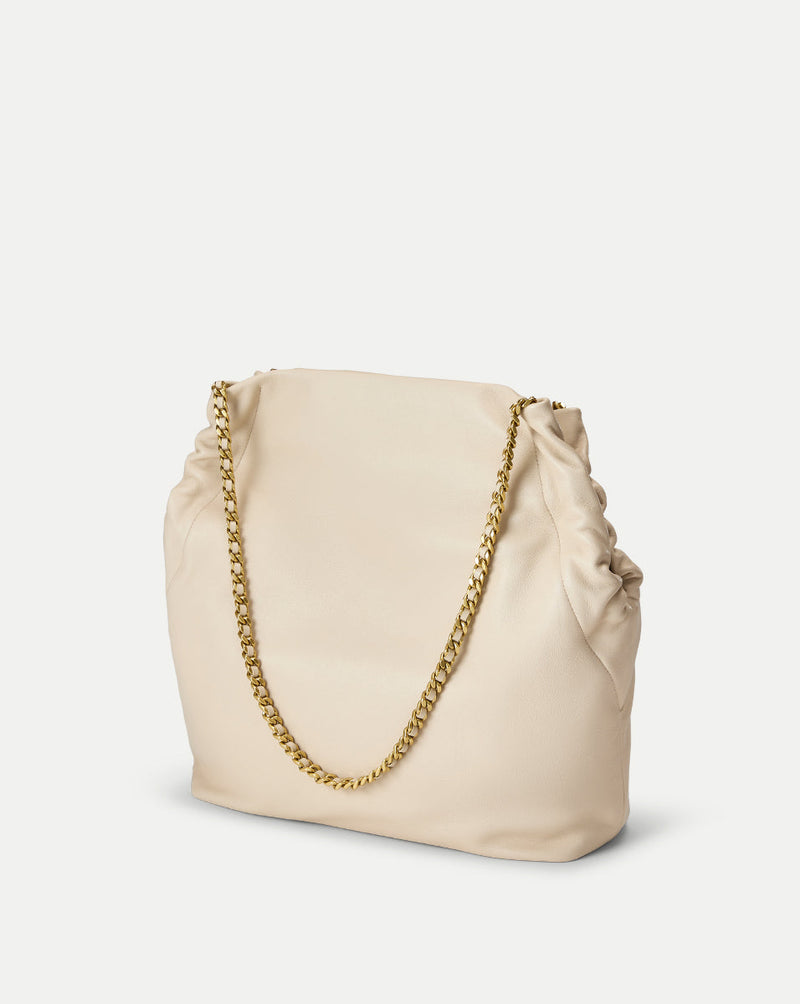 Veronica Beard Leather Slouch Bag