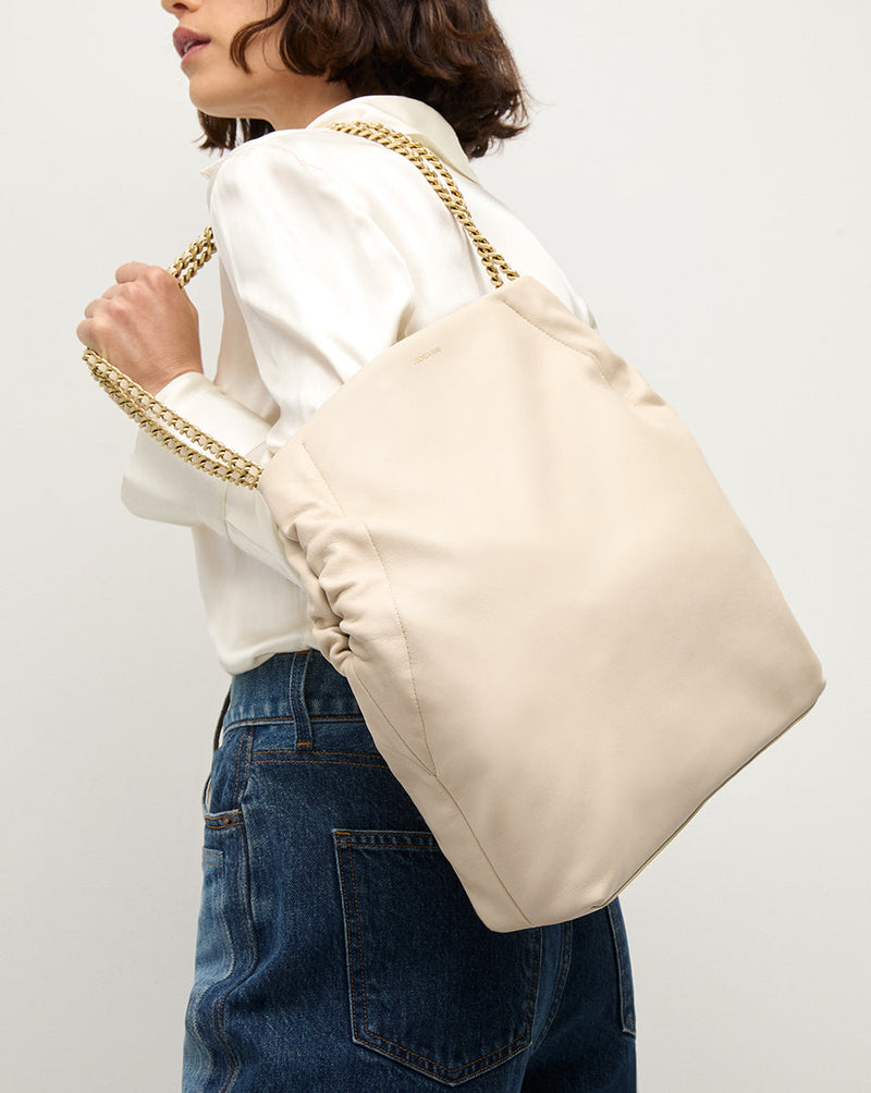 Veronica Beard Leather Slouch Bag