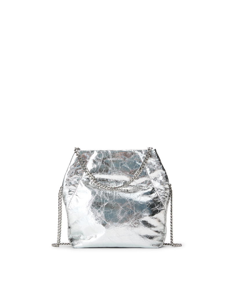 Small Veronica Beard Metallic Slouch Bag