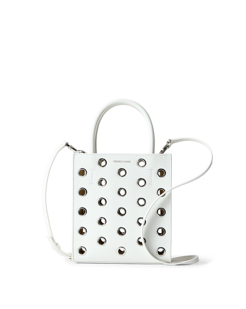 Shopper Bag with Grommet Detailing