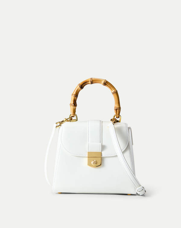 Bamboo-Handle Avenue Bag