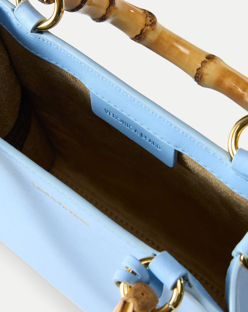Bamboo-Handle Shopper Bag