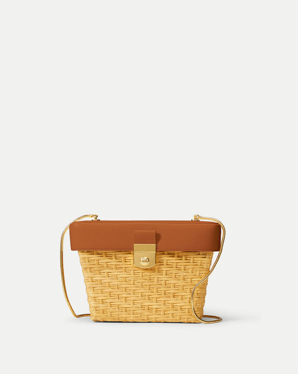 Veronica Beard Lock Box Trap Bag