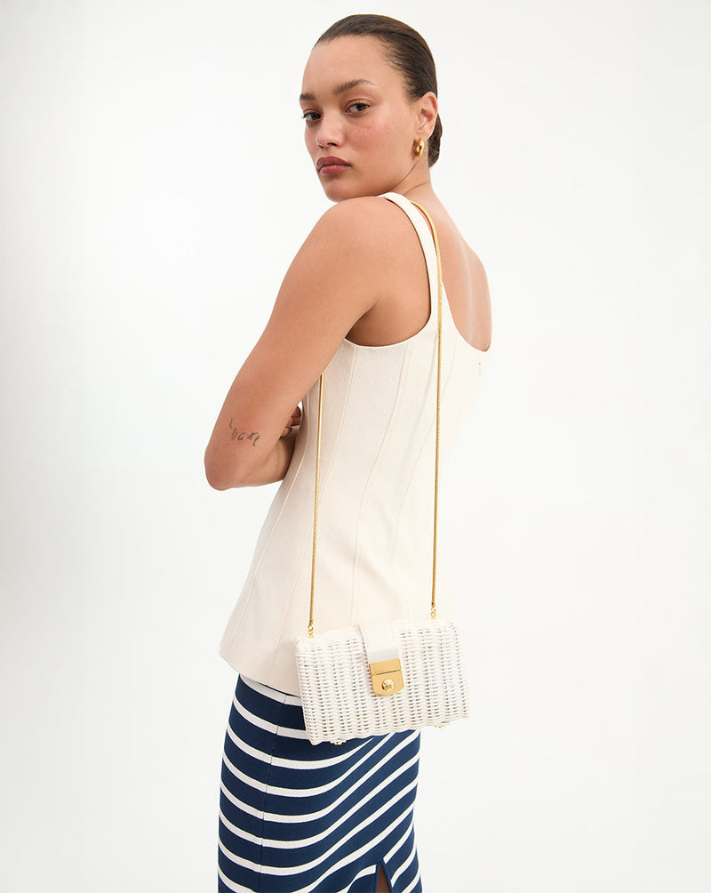 Veronica Beard Lock Box Clutch