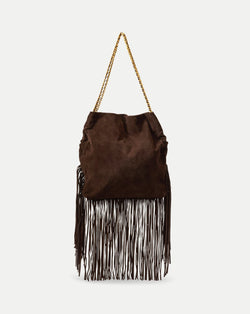 Large Fringe Veronica Beard Slouch Bag