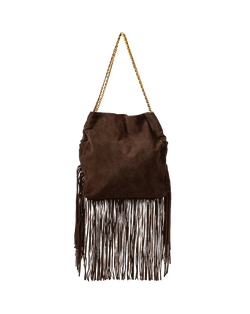 Large Fringe Veronica Beard Slouch Bag