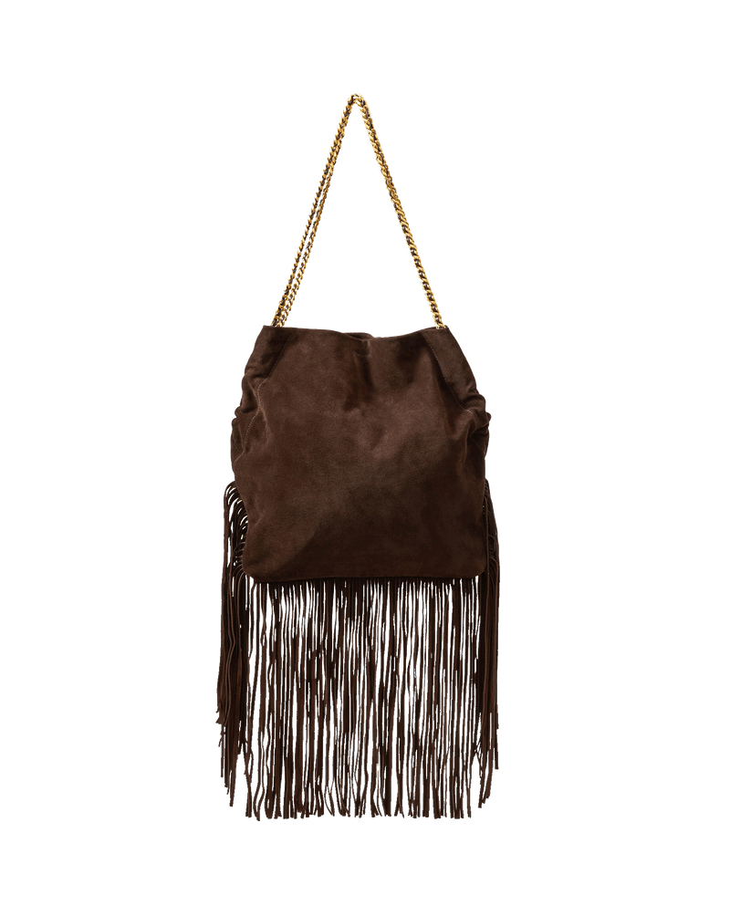 Large Fringe Veronica Beard Slouch Bag