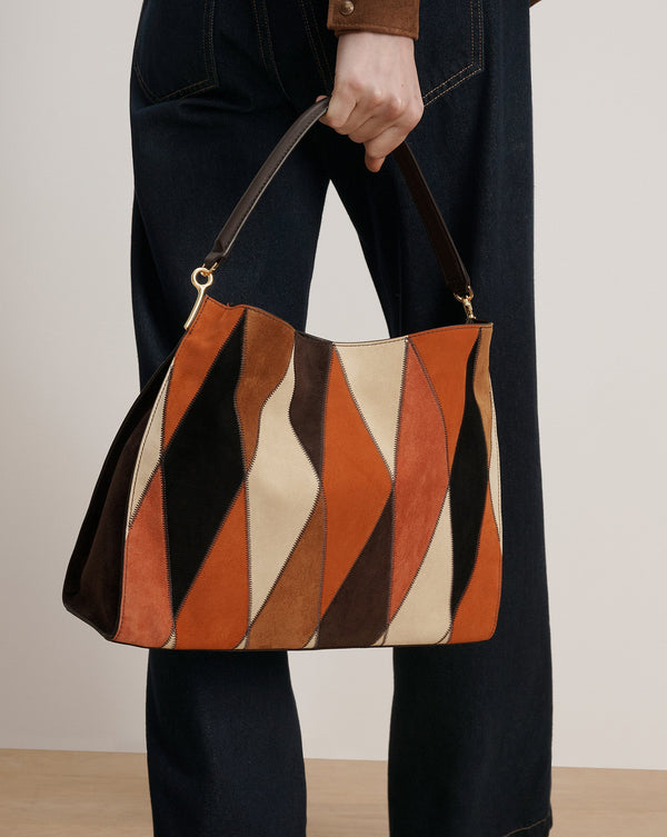 Vida Patchwork Shoulder Bag