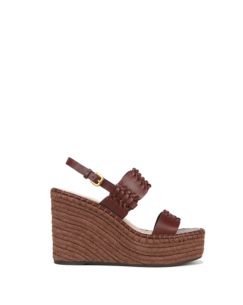 Riya Raffia Wedge Sandal