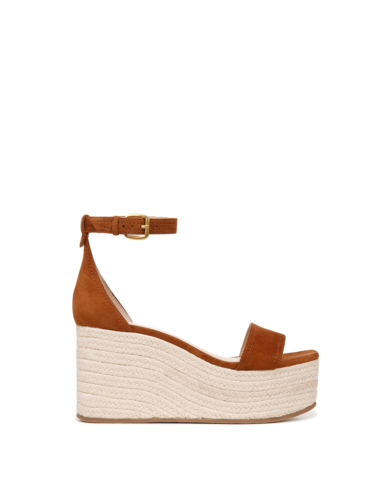 Gianna Raffia Wedge Sandal