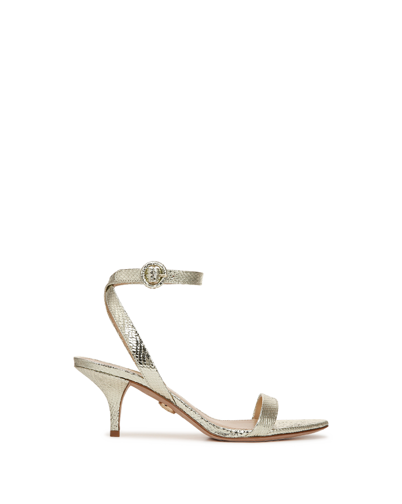 Darcelle Metallic Leather Sandal