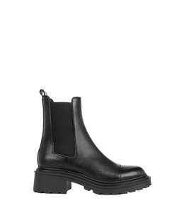Delilah Leather Bootie