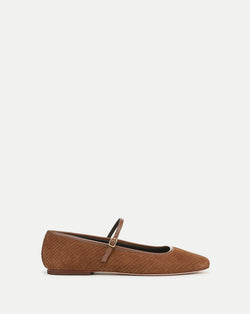Ellie Corduroy Suede Flat