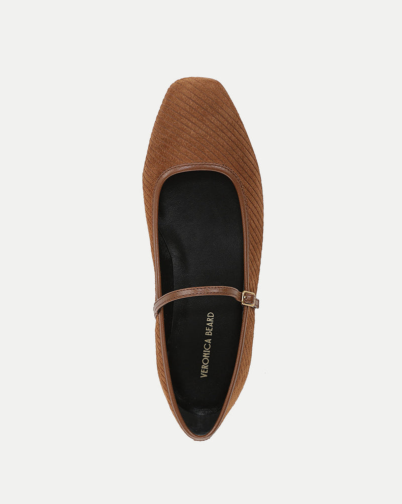 Ellie Corduroy Suede Flat