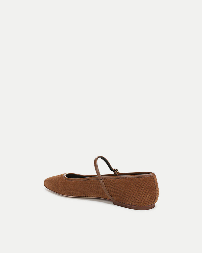 Ellie Corduroy Suede Flat