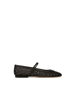Ellie Crystal Mesh Flat